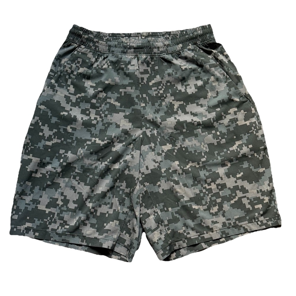 Lululemon Pace Breaker Linerless Shorts Mens Small 9" Digital Camo Performance